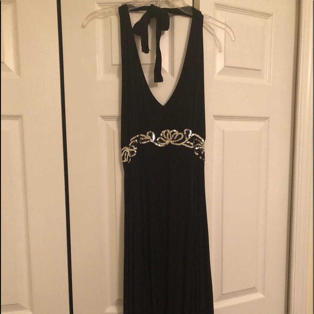 Halter Black Dress